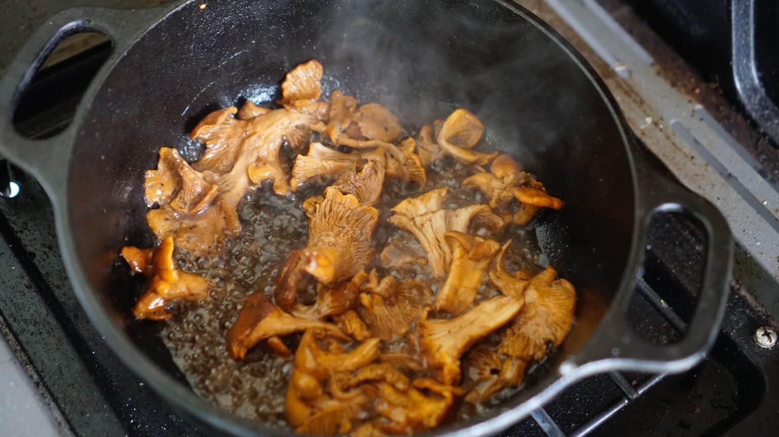 cuisiner girolles congelees