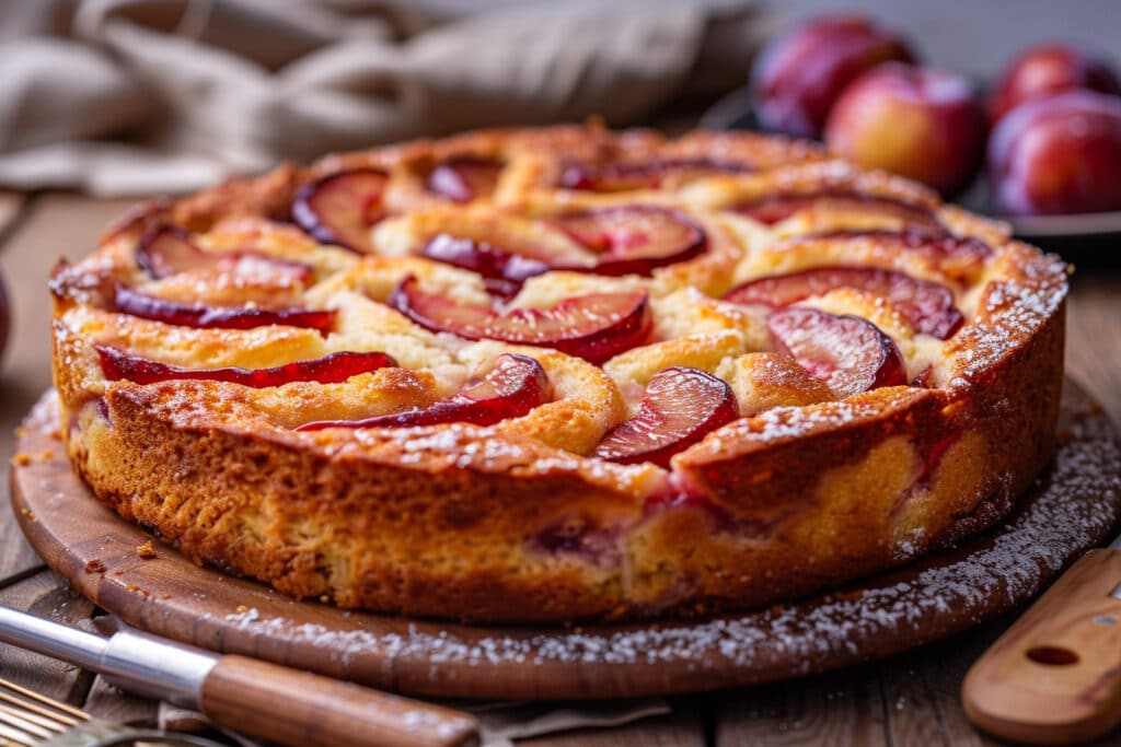 Les origines du gâteau aux quetsches : un voyage dans le temps