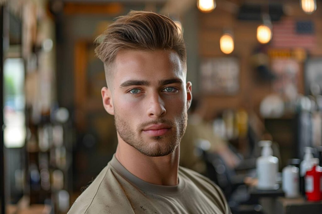 Coupe militaire homme : style discipliné et chic