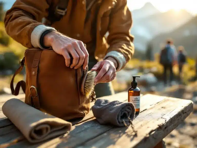 Photo nettoyer-croute-cuir-sac