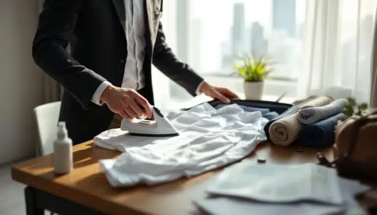 Photo repasser-manches-chemise-sans-plis